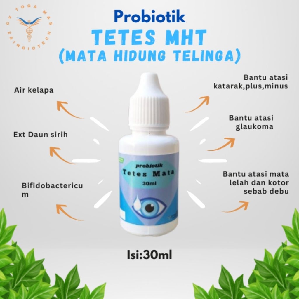 [Murah.. ] Probiotik TETES MHT(mata hidung telinga)  30ml Ori Prof Sukardi