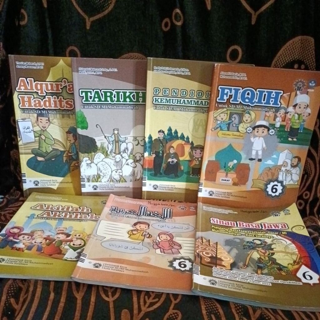 original seken kemuhamdiyahan_buku akidah akhlak, Al-Qur'an hadits,fiqih,tarikh,Sinau basajawa,joyfu