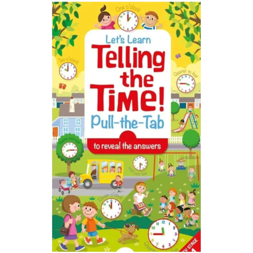 Let's Learn Times Tables Pull The Tab and Telling The Time Pull The Tab