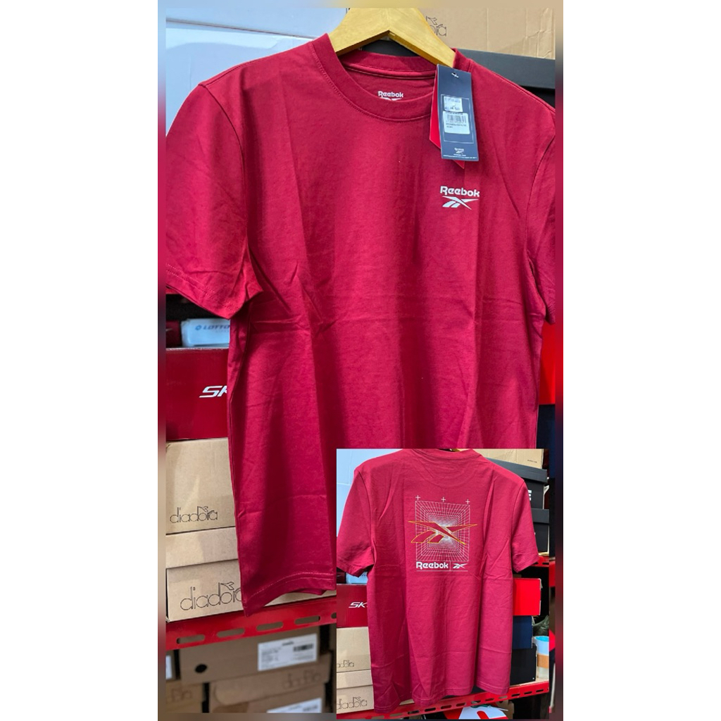 Kaos Katun Reebok Ori (Barang sale/diskon dari sport station)