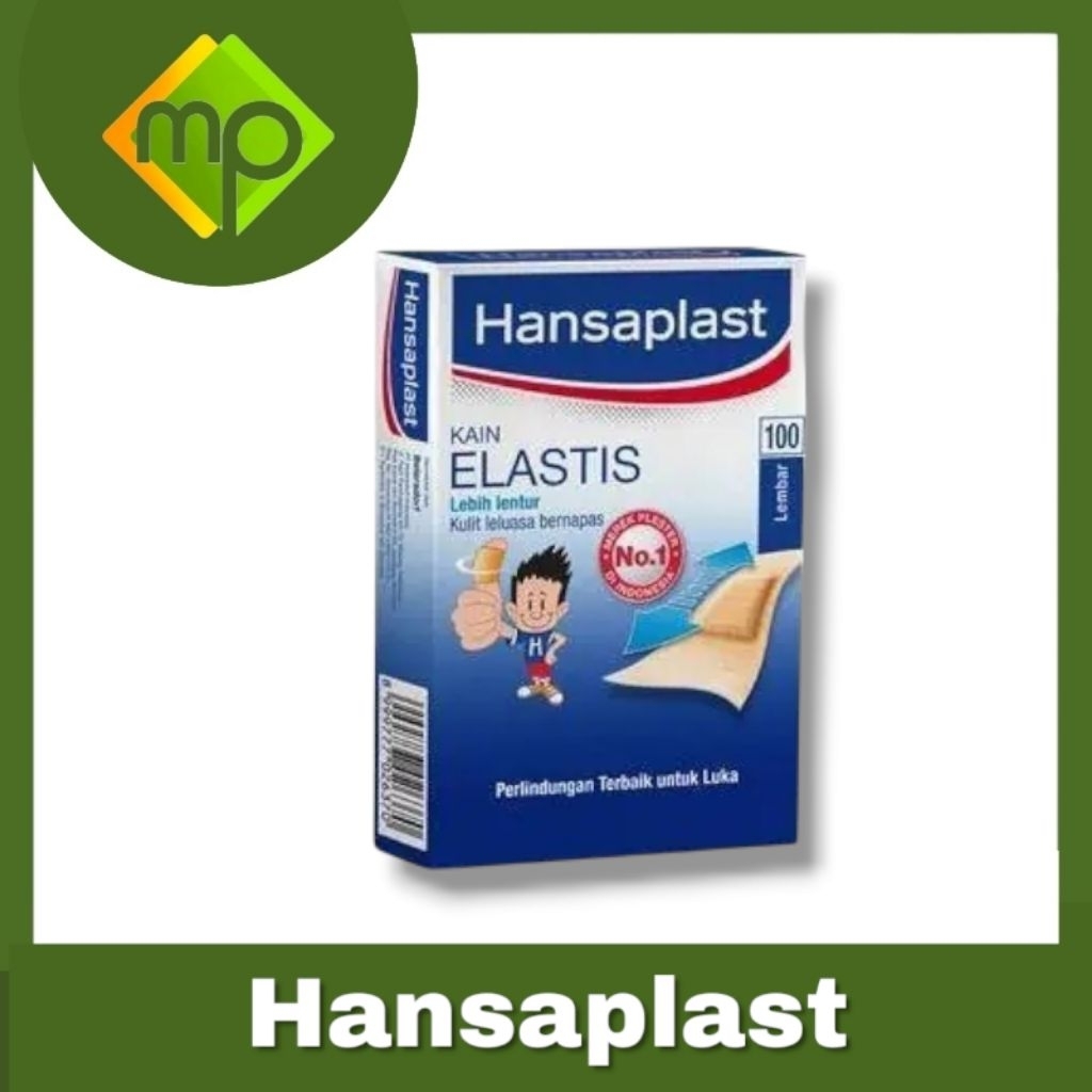 Plester Hansaplast Kain Elastis 100 Lembar  Plester Hansaplast 100 Lembar