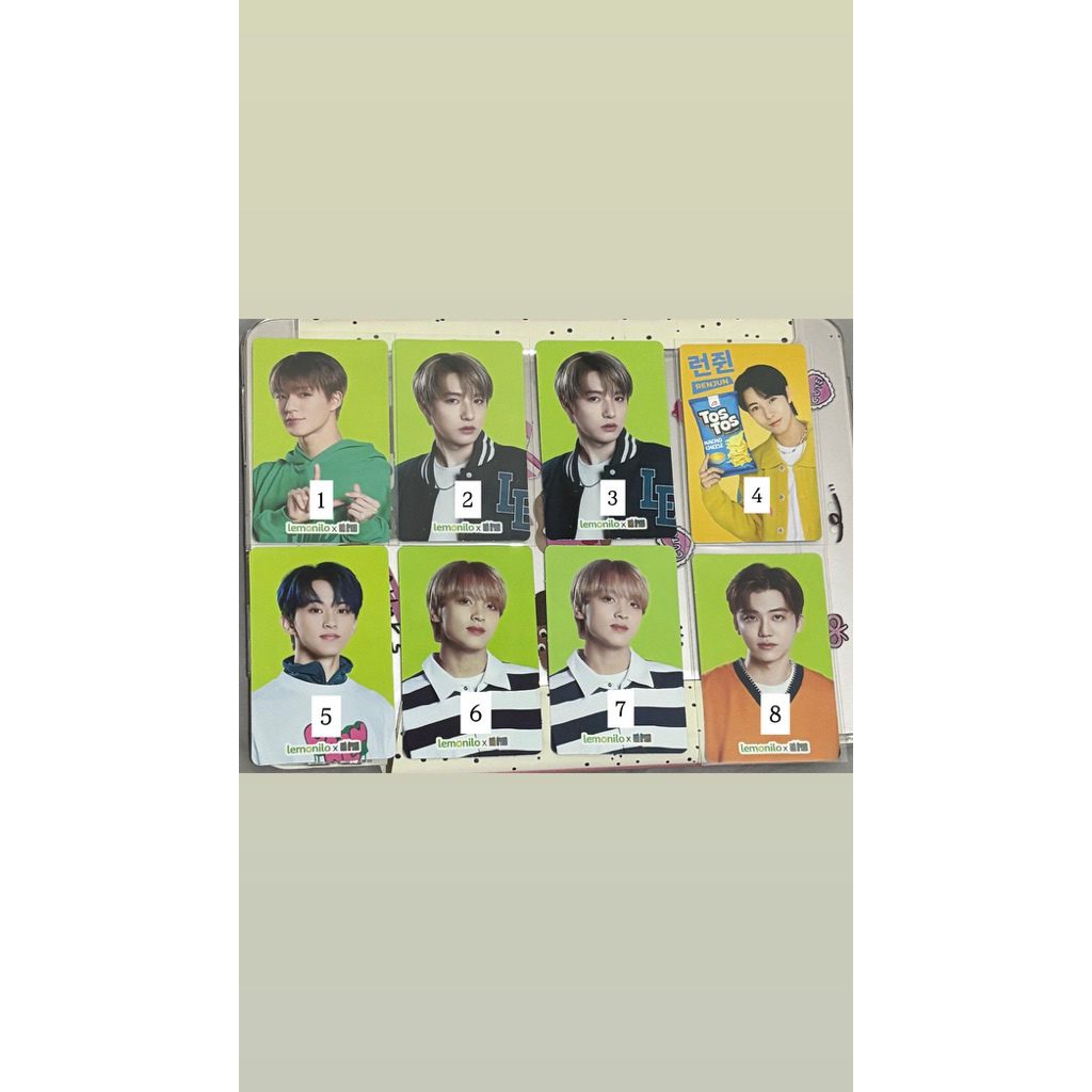 Photocard NCT Dream (Lemonilo X NCT Dream)