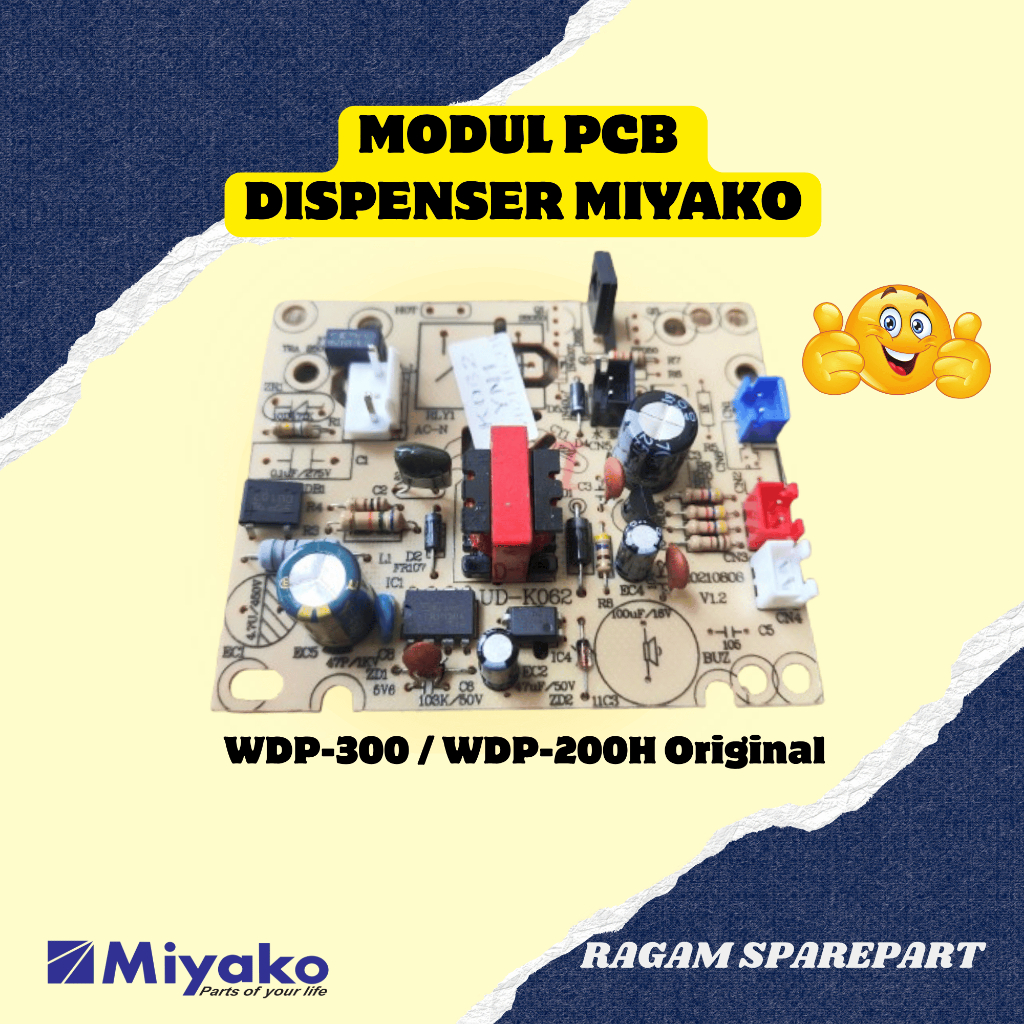 MODUL PCB DISPENSER MIYAKO WDP 200 ORIGINAL / WDP 300