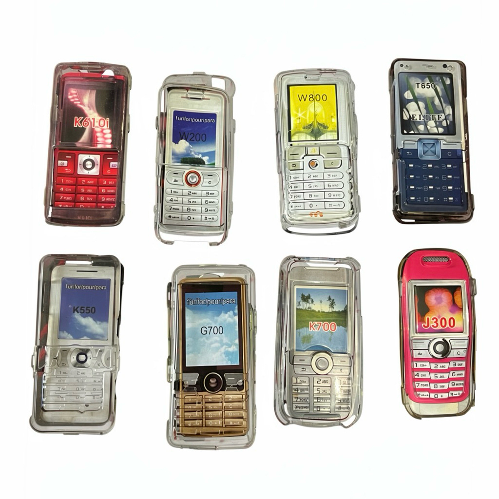 crystal case casing transparan for Sony Ericsson
