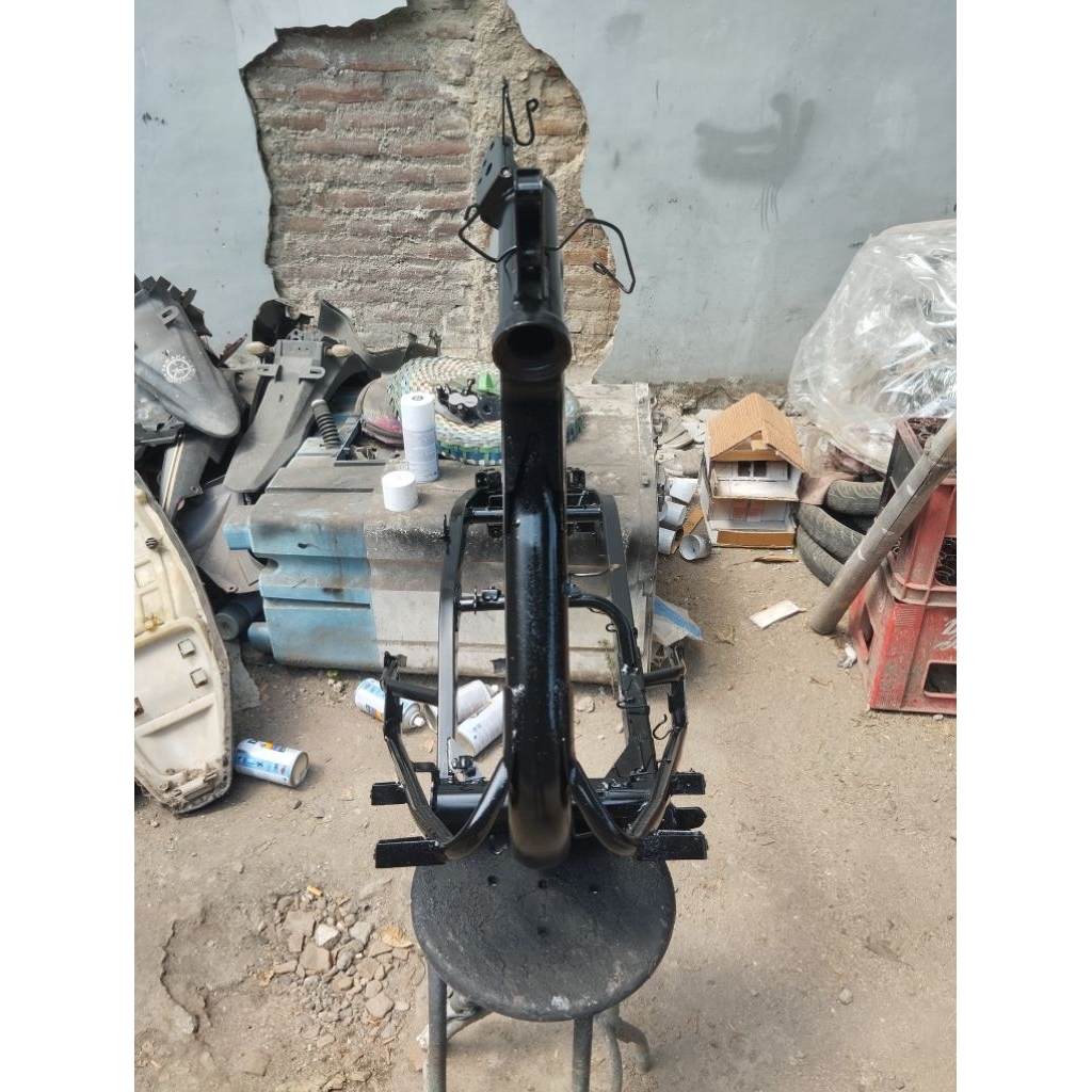 Frame Rangka Sasis Honda Beat Karburator Tahun 2008-2012 Original Lpsn Motor
