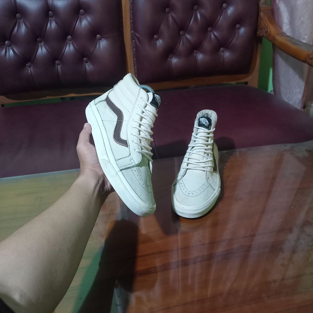 SEPATU VANS SK8 KULIT | SNEAKERS SECOND BRANDED | SEPATU CASUAL PRIA WANITA PALING LARIS
