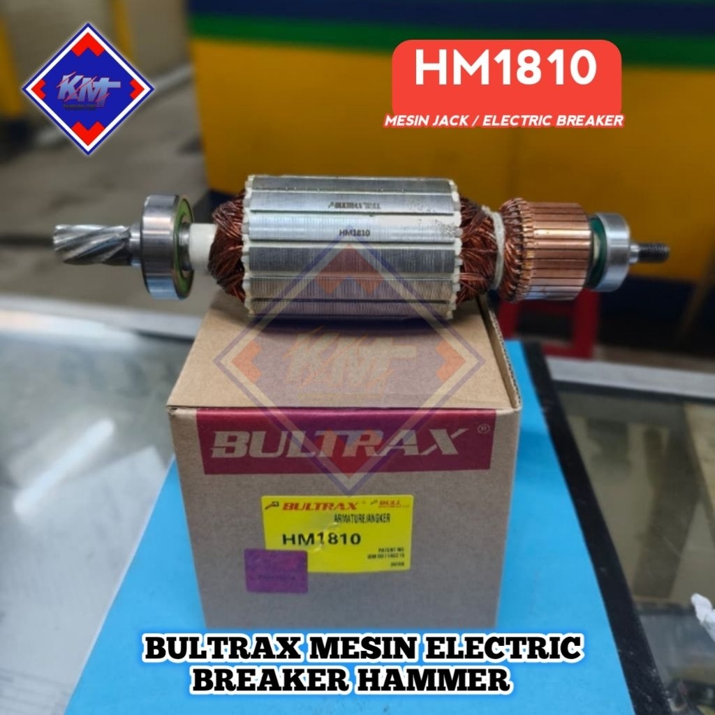 BULTRAX ARMATURE ANGKER HM1810 MESIN JACK HAMMER BOBOK BETON / MESIN ELECTRIC BREAKER HM1810 ANGKER 