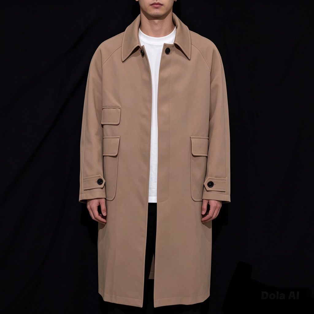 Coat Branded Fudge Store (Linen Jelly) / Coat Branded / Coat winter