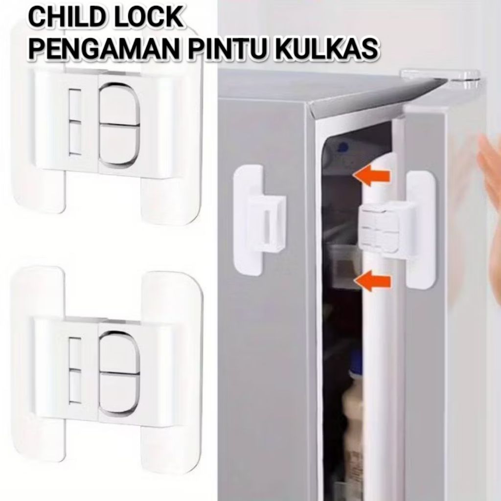 Kunci Pintu Kulkas Pengaman Pintu Kulkas Supaya Tidak Mudah dibuka anak kecil