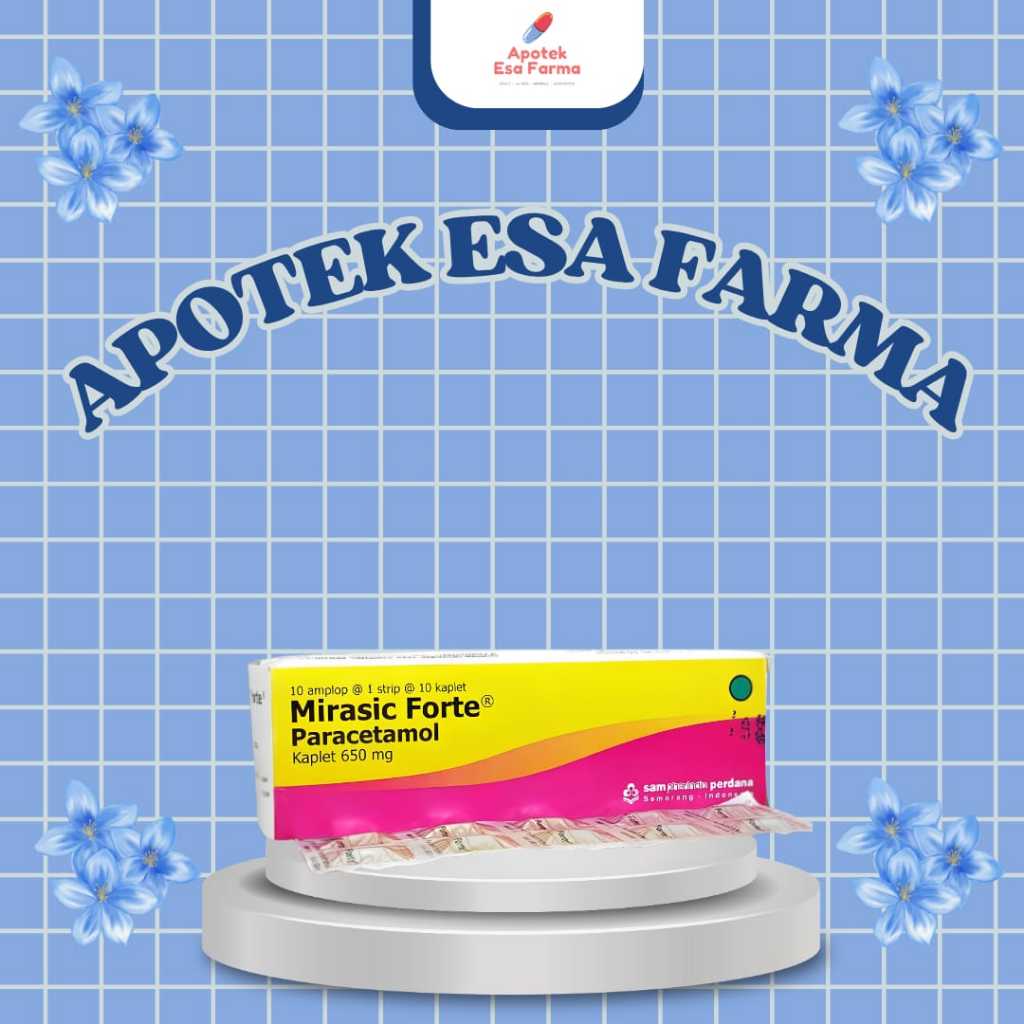 Mirasic Forte Tablet Paracetamol 650 Mg
