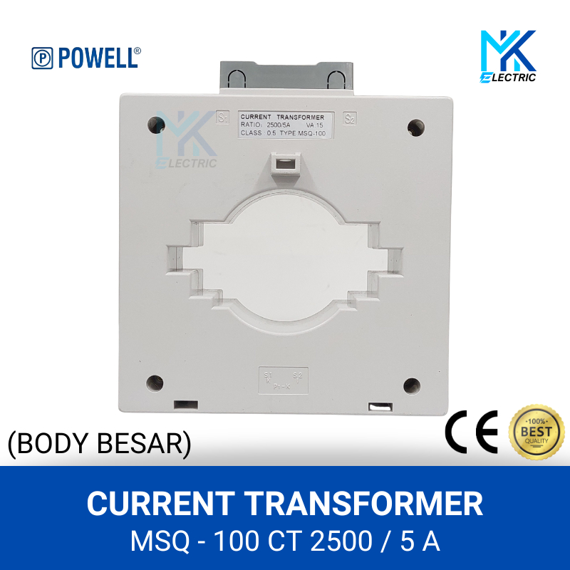 Current Transformer CT MSQ-100 2500 / 5 A Body Besar - Powell