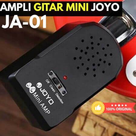 Ampli Gitar Mini Distorsi / Clean Original Joyo JA-01 dengan output 2w dan input MP3 - Garansi
