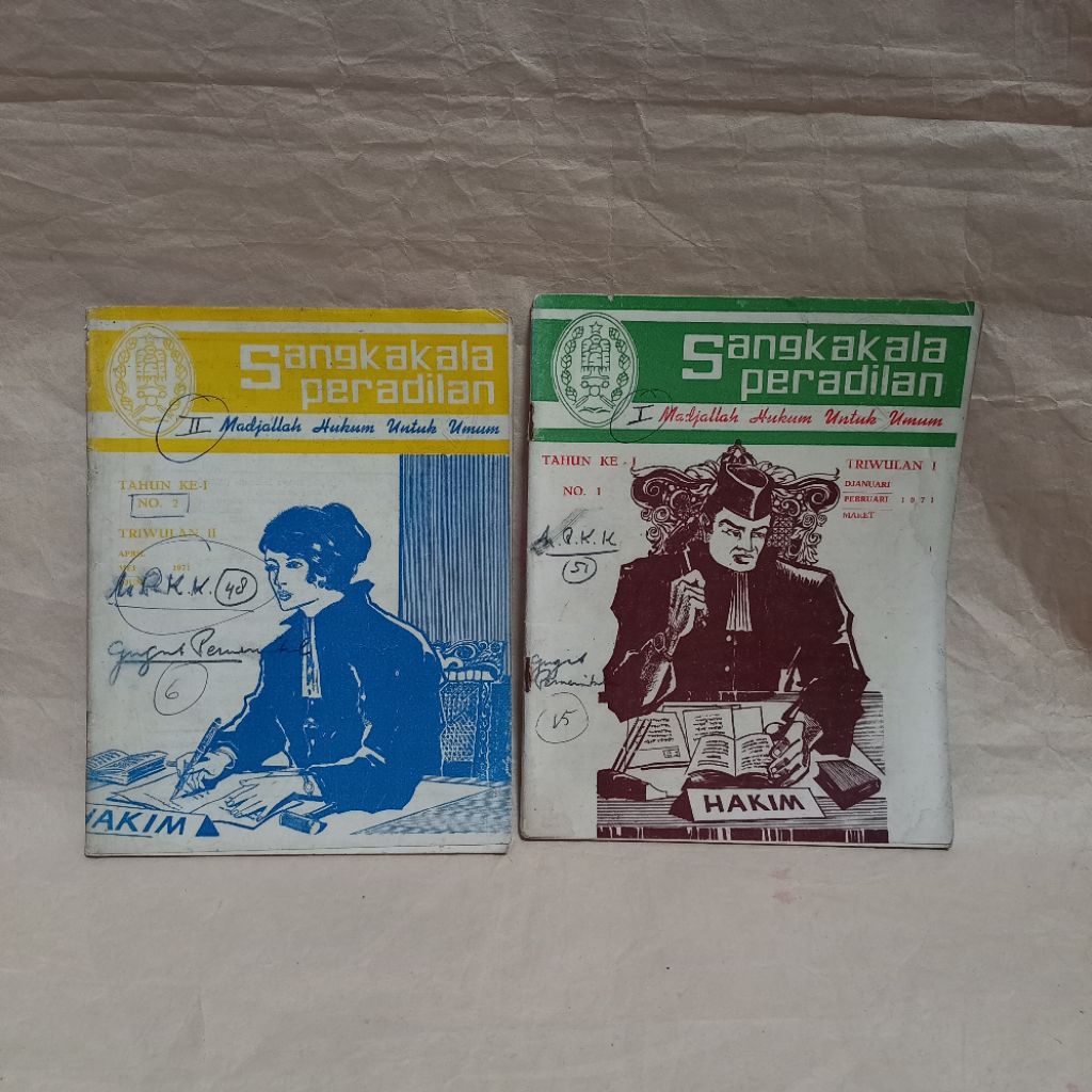 majalah sangkakala peradilan edisi tahun 1 no. 1-2, tahun 1971