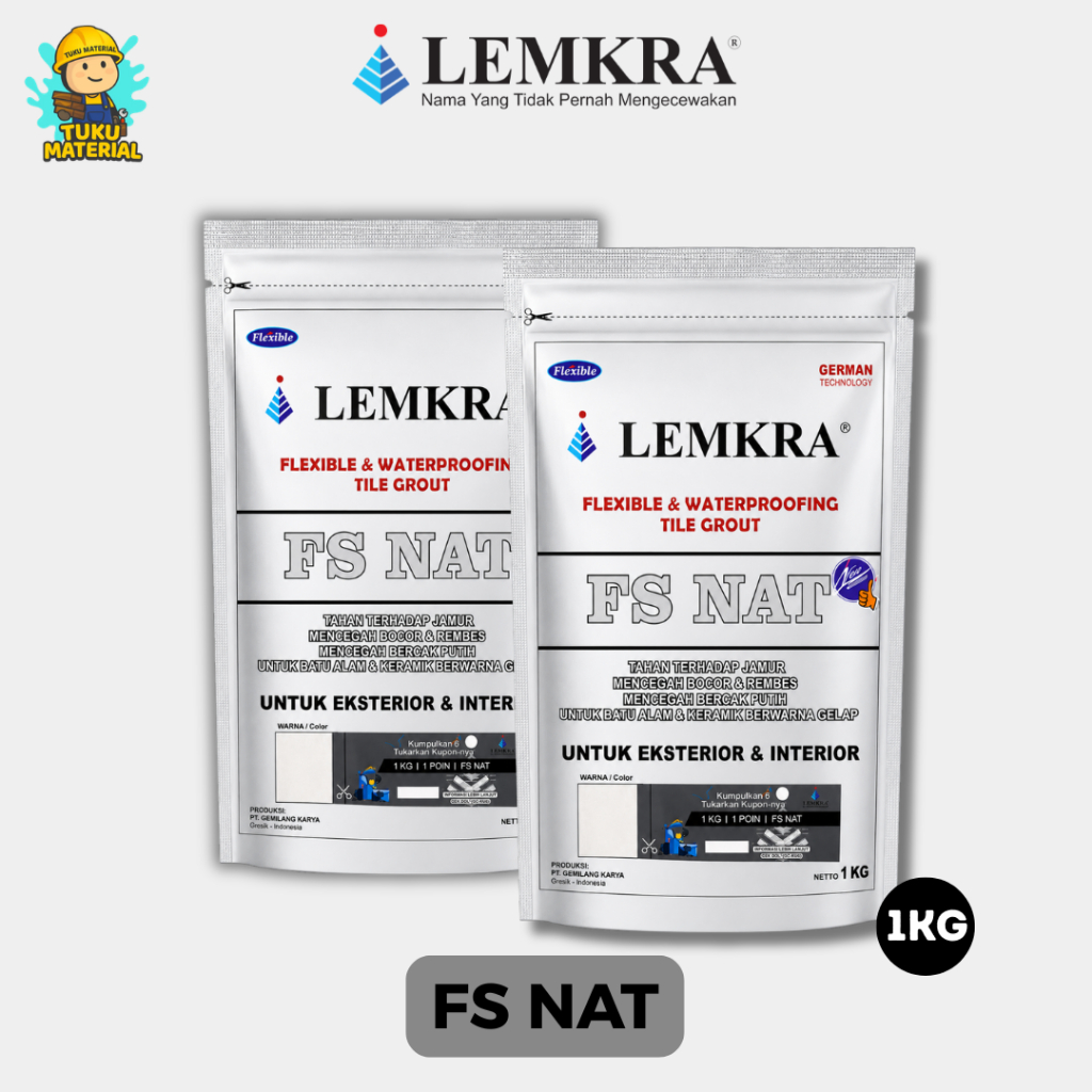 Lemkra FS Nat / Semen Pengisi Nat Keramik