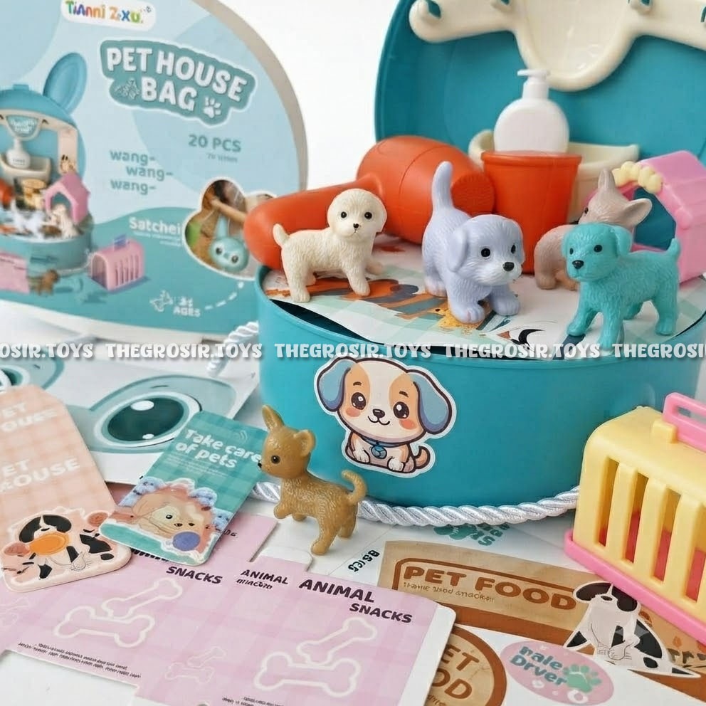 TGT Pet House Bag 8328 Mainan Tas Rumah Hewan Anjing Mini Puppies Chihuahua Maltipoo