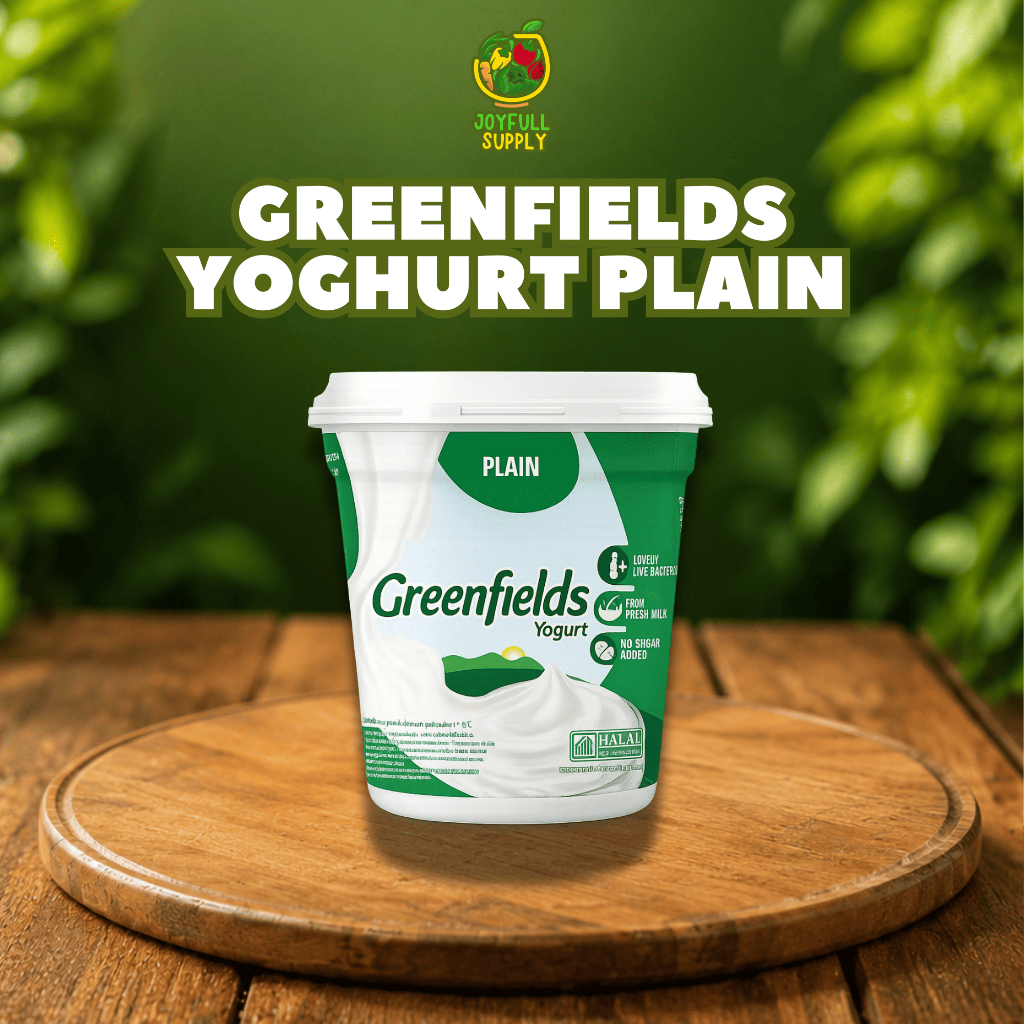 Greenfields Yoghurt Plain Non Sugar 1 KG / Diary Product / Joyfull Supply