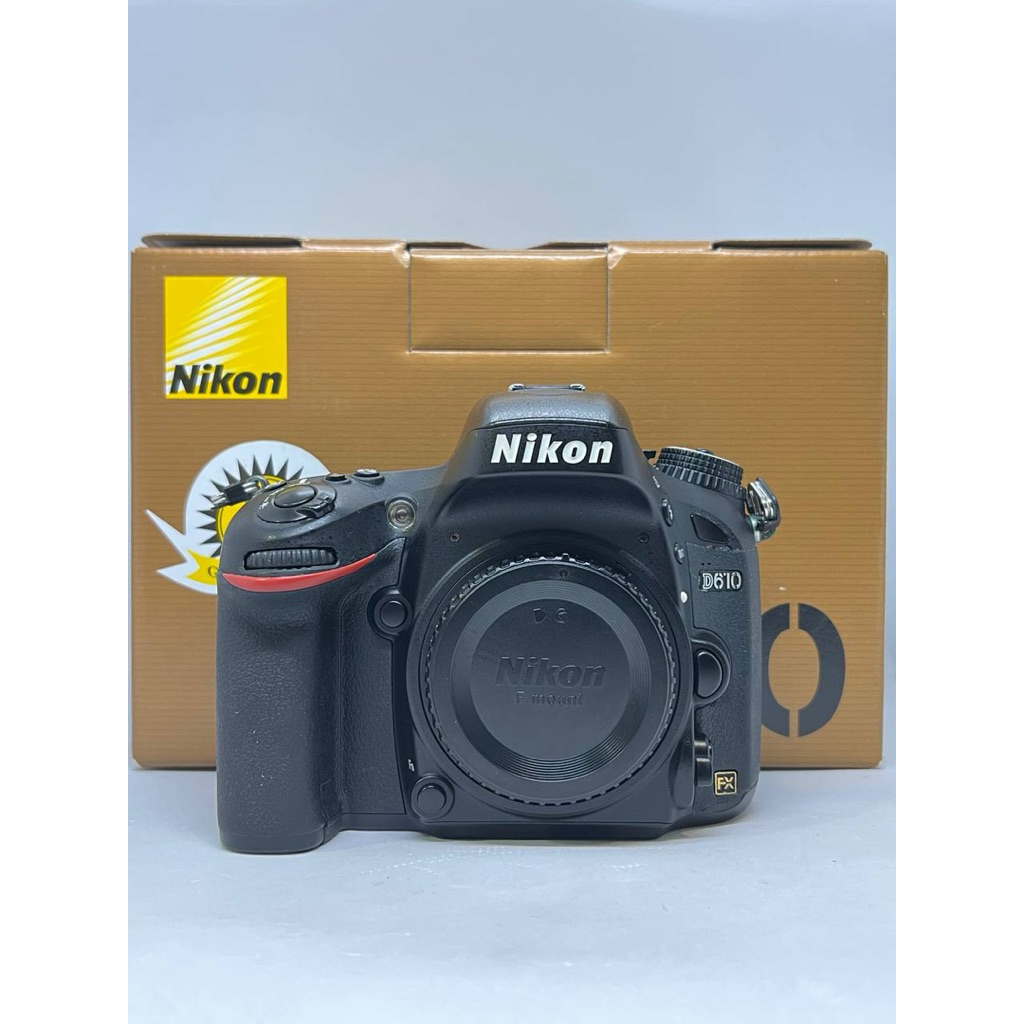 Kamera Nikon D610 Fullset  Kondisi 90%  Fullset Box, Charger, Strap Fungsi normal Sensor Bersih