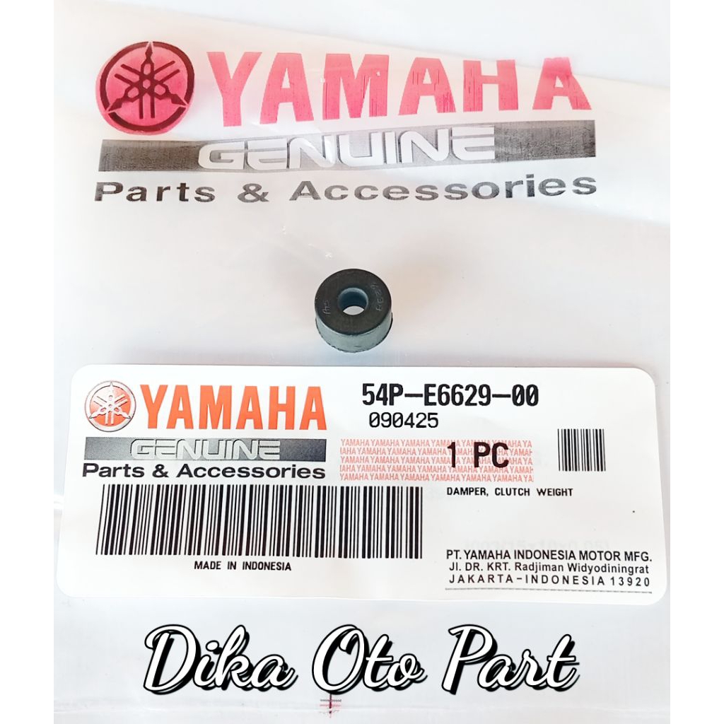 Karet Damper Tahanan Kampas Ganda Puli Pulli Puly Pully Pulley Belakang Secondary Sekunder CVT Mio G