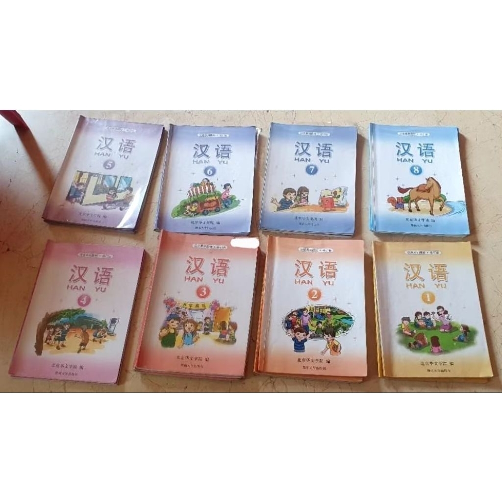 Buku Bekas Ori Mandarin HANYU 1set textbook & workbook