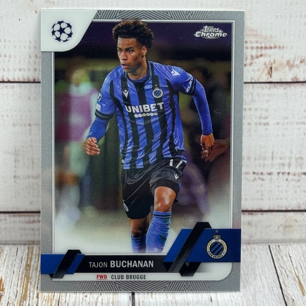 Kartu Bola Buchanan Brugge Topps Chrome Original