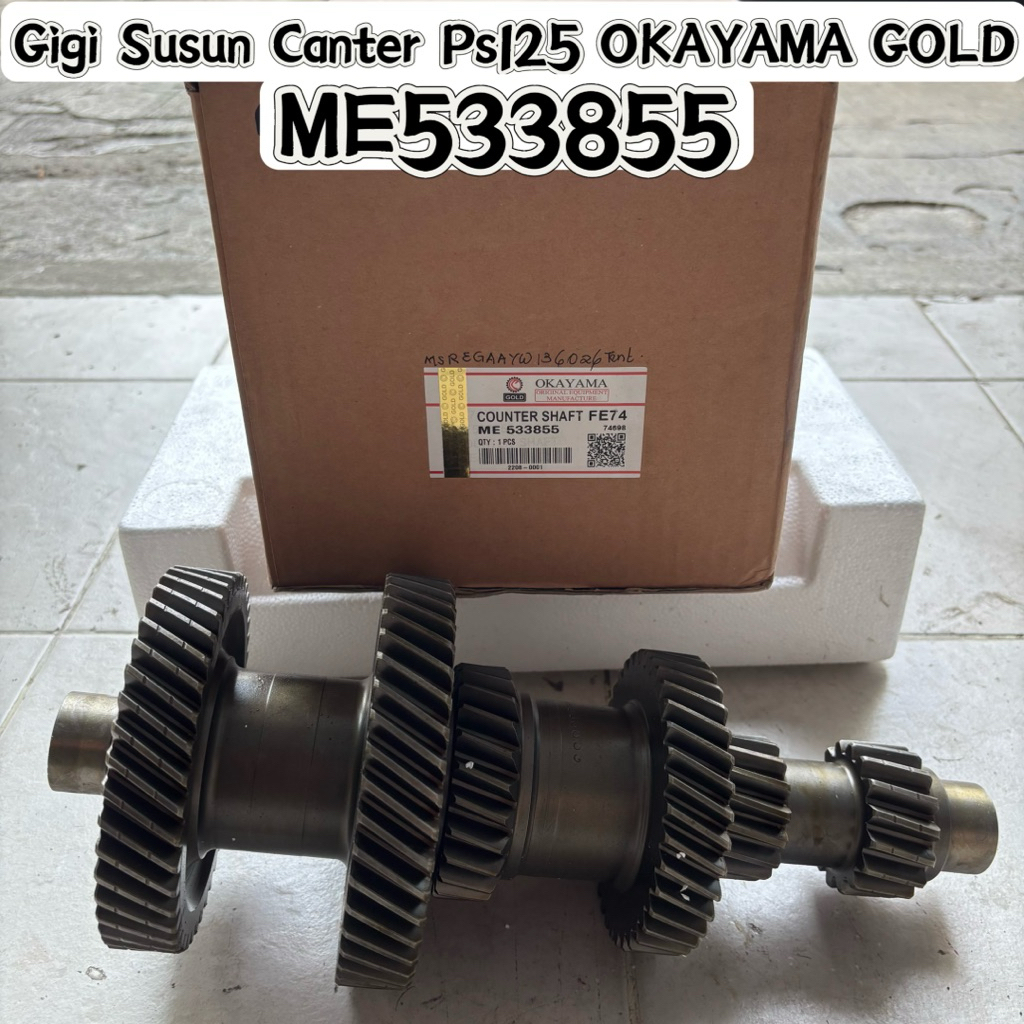 Gigi Susun Canter Ps125 Okayama Gold ME533855 / Counter Shaft Fe74 Okayama Gold / Gigi Susun Canter 