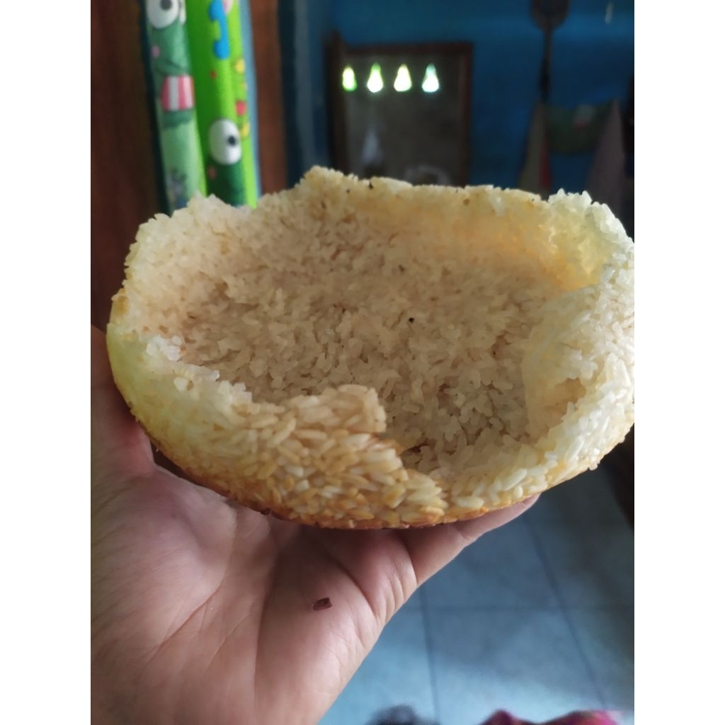 Intip /Kerak nasi 100% ASLI nasi 5pc Mentah
