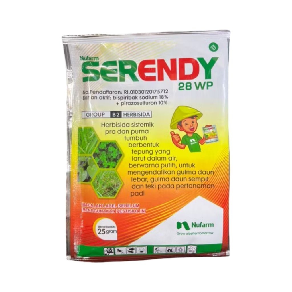 HERBISIDA SERENDY 28WP 25 gram - Herbisida selektif padi merek SERENDY