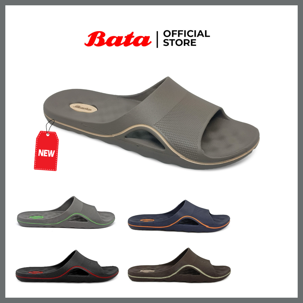 BATA - ORACLE "Rubber" Sandal Slide Karet Pria