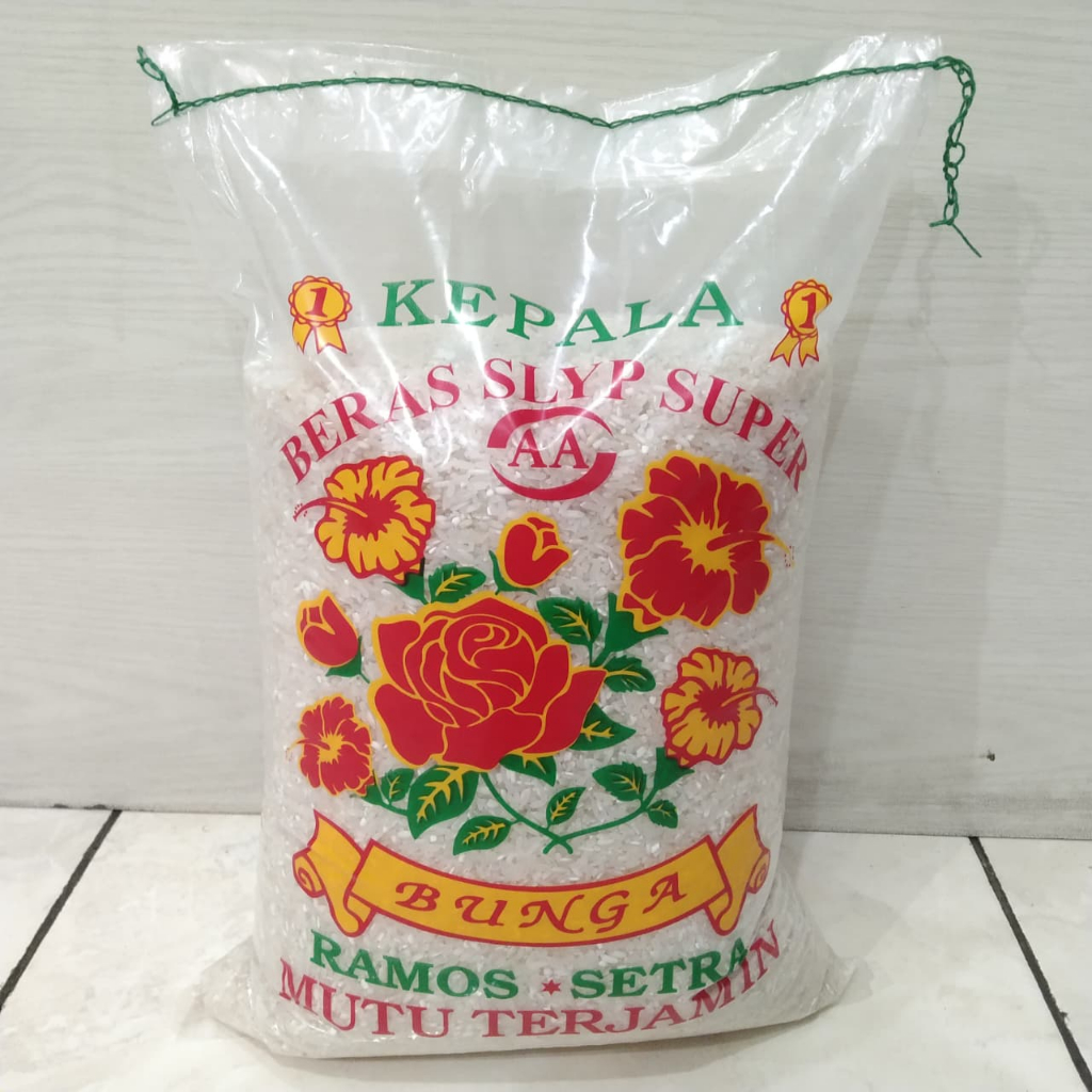 BERAS BUNGA MAWAR SETRA RAMOS - 10L (LITER)