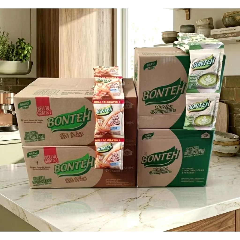 BONTEH MATCHA BONTEH TEH TARIK 1RENTENG TERMURAH