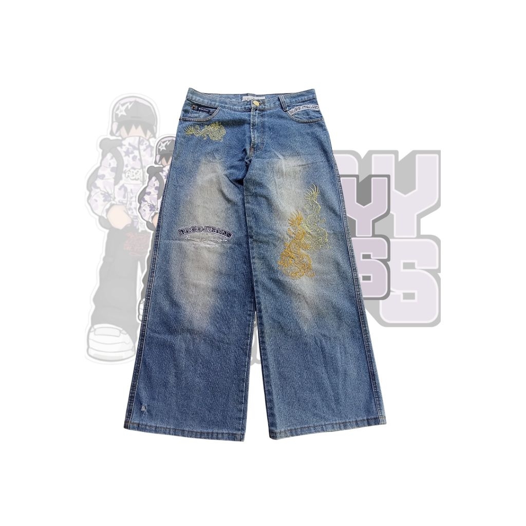 BAGGY BLUE WASHED JEANS