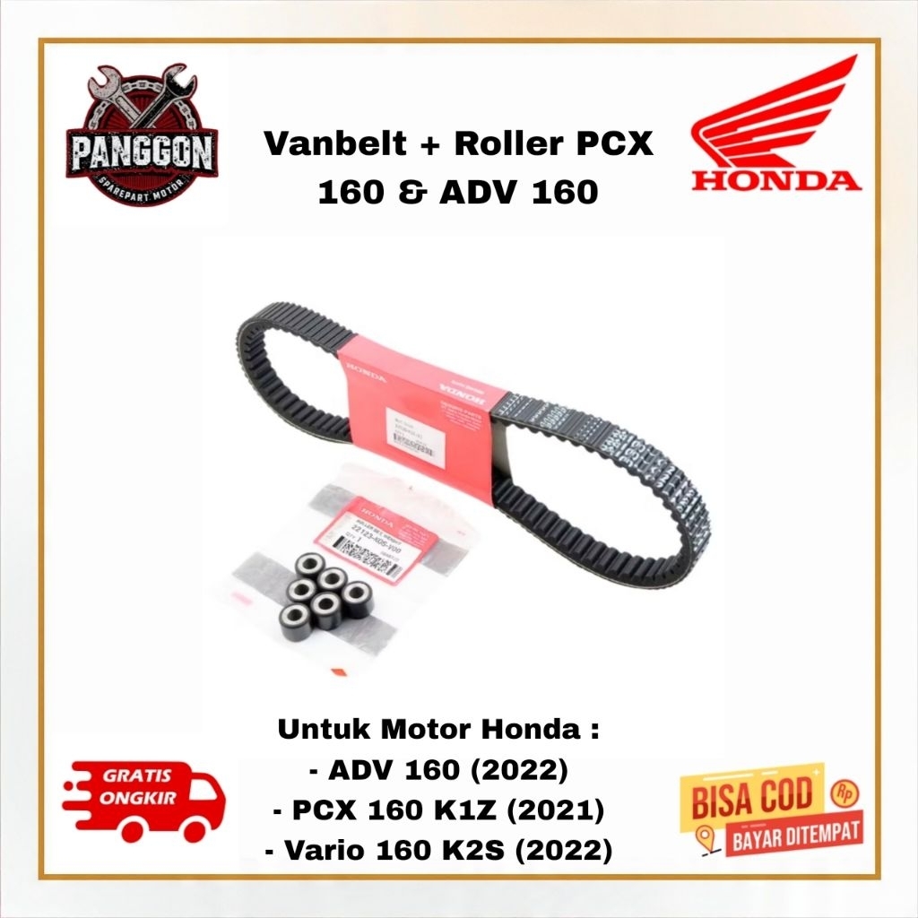 Vanbelt + Roller PCX 160 & ADV 160 ori genuine