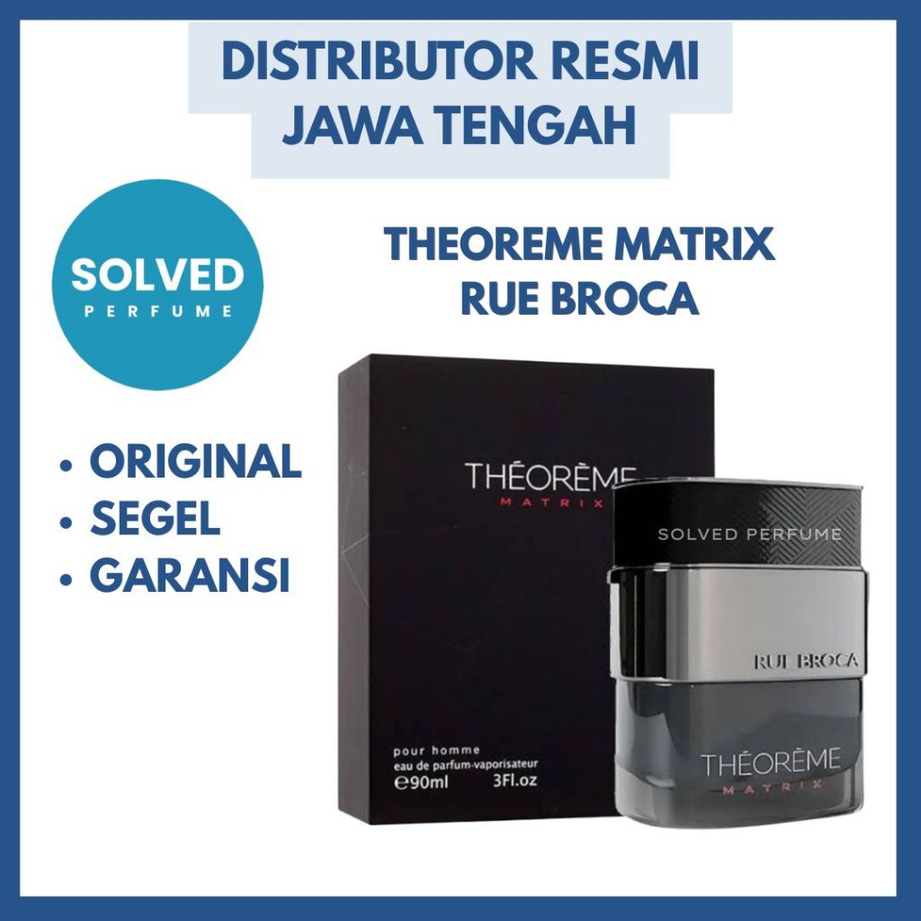Parfum Theoreme Matrix Rue Broca Theoreme Matrix Resmi BPOM Baru Original