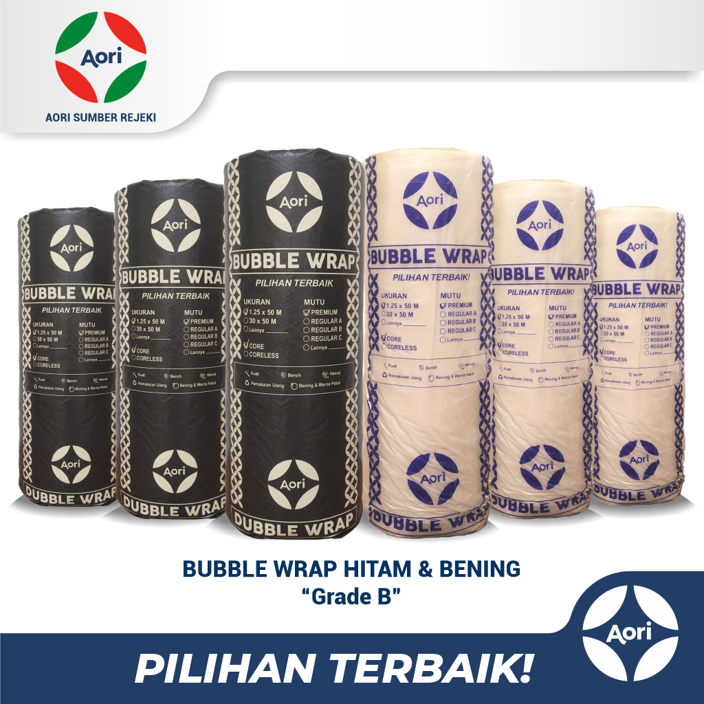 AORI Bubble Wrap Grade REGULER B 1,25m