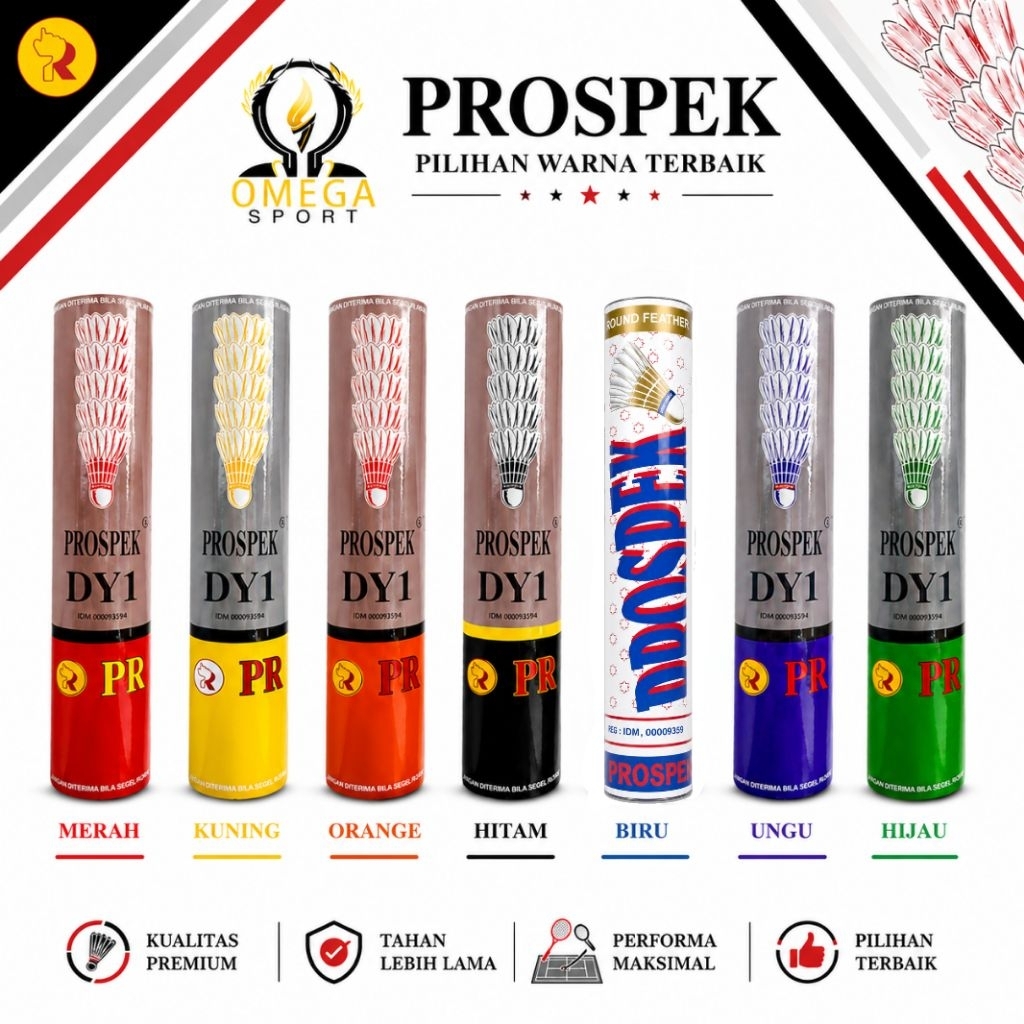 Shuttlecock PROSPEK ORIGINAL 100% / KOK BULUTANGKIS BADMINTON