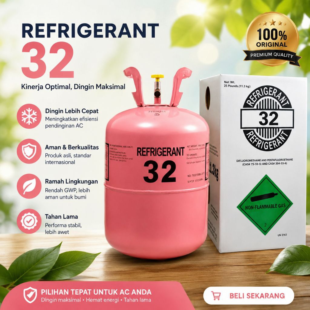 freon ac Refrigerant R32,R22 dan R410a kualitas murni