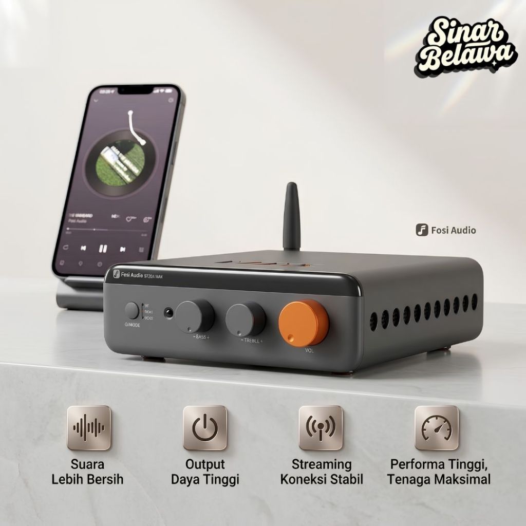 Audio Power Amplifier HiFi Bluetooth Stereo PFFB Feedback