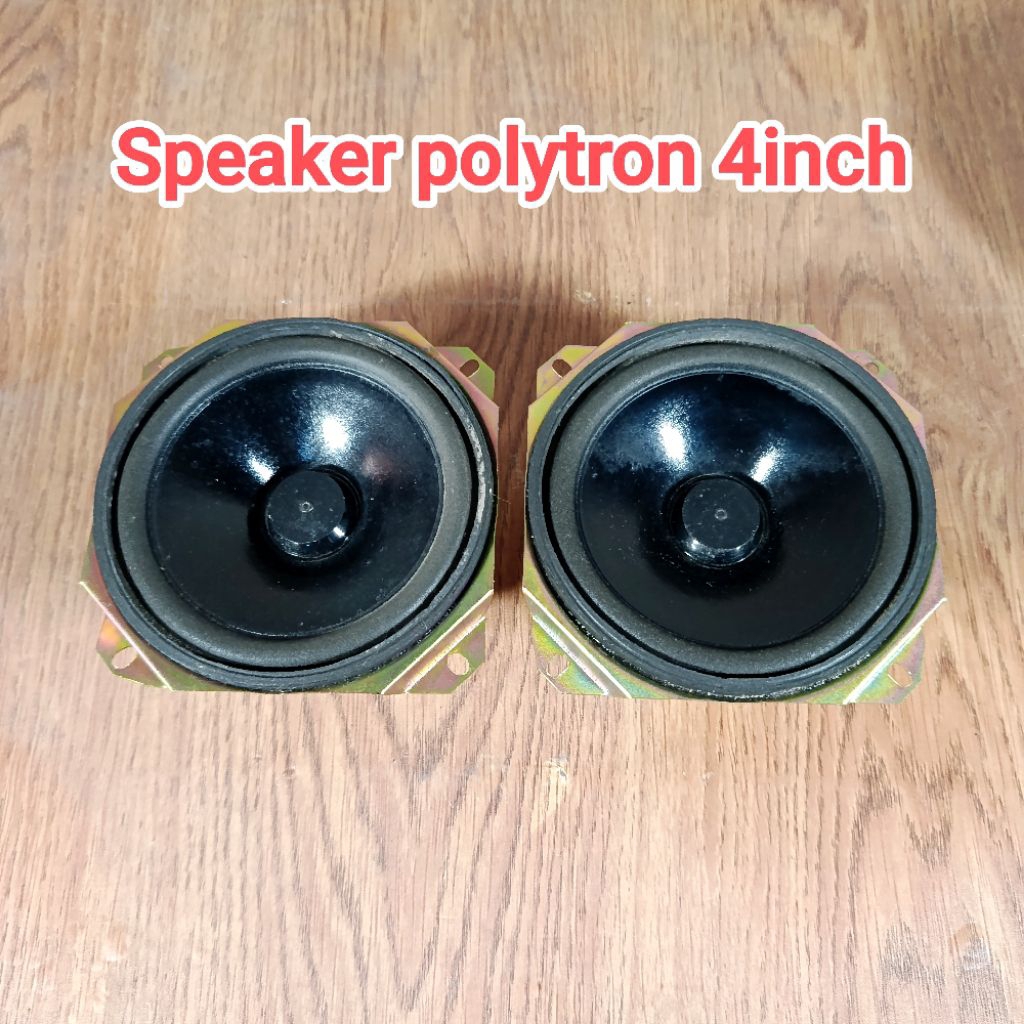 2buah Speaker 4inch copotan radio polytron double magnet bekas
