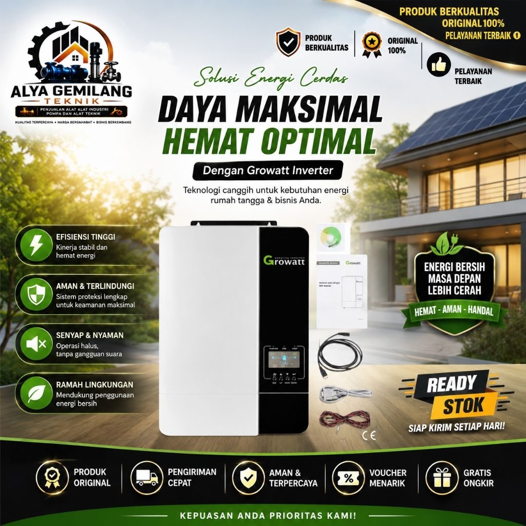 Growatt Off Grid Inverter SPF 5000ES HYBRID