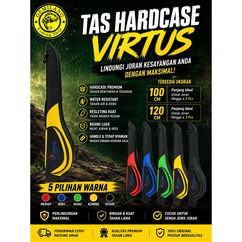 TAS HARD CASE VIRTUS 100-120CM