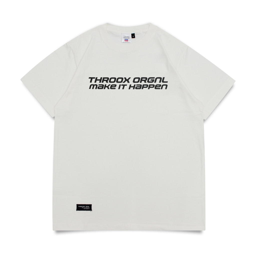 Throoxoriginal Kaos Putih Tauri White || T-Shirt Throox