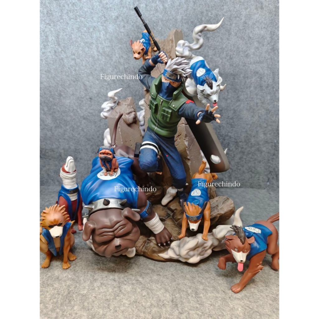 [ Ready ] Statue Naruto [ CW Studio ] Hatake Kakashi Summoning Jutsu Terbaru