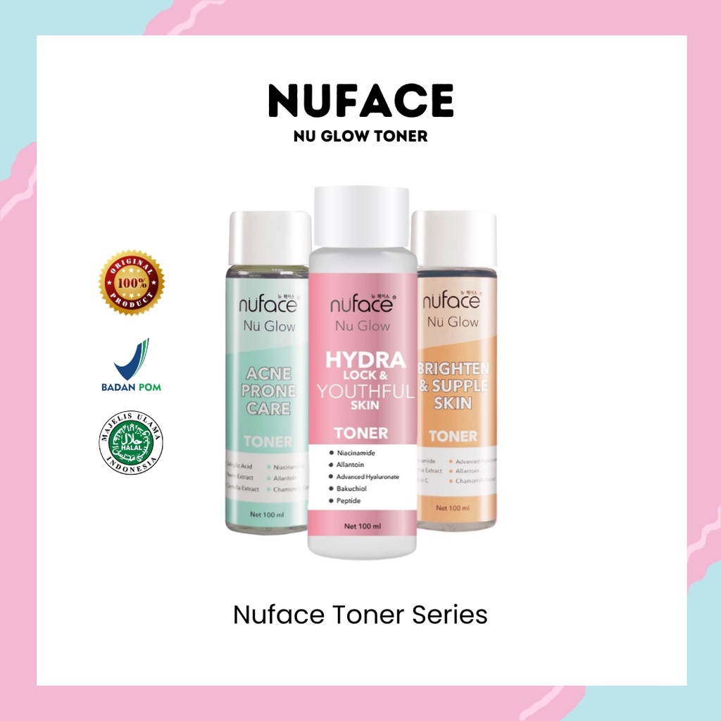 NU FACE Nu Glow Skin Toner Series
