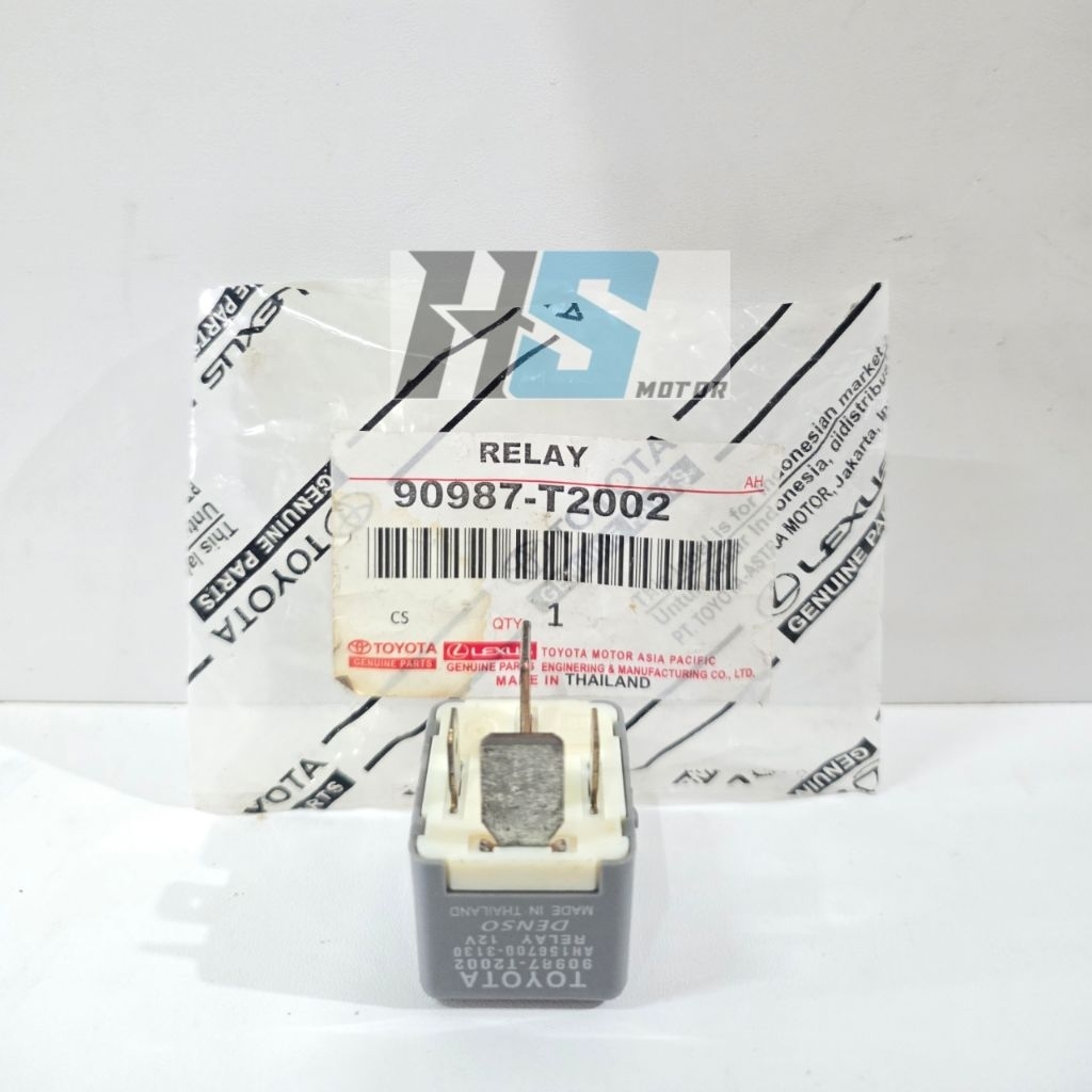 RELAY 4 PIN 4 KAKI 12v UNIVERSAL KOTAK SEKRING FUSE BOX MOBIL TOYOTA AVANZA XENIA CALYA SIGRA AGYA A
