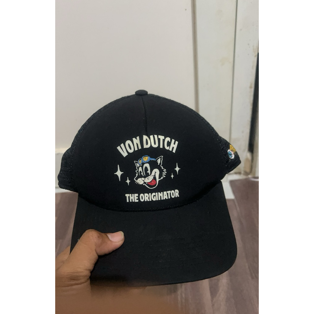 Von Dutch Caps 1112 Black Bahan Cotton 56-60cm