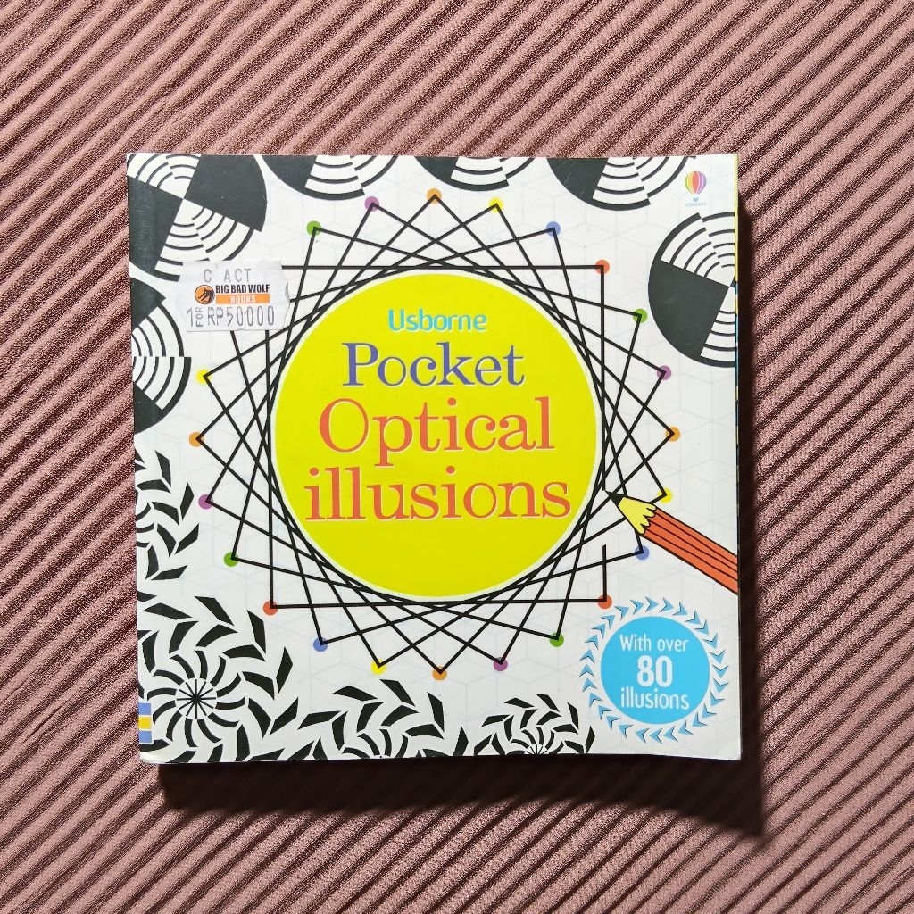 Buku Original Edisi Inggris • Usborne Pocket Optical Illusions