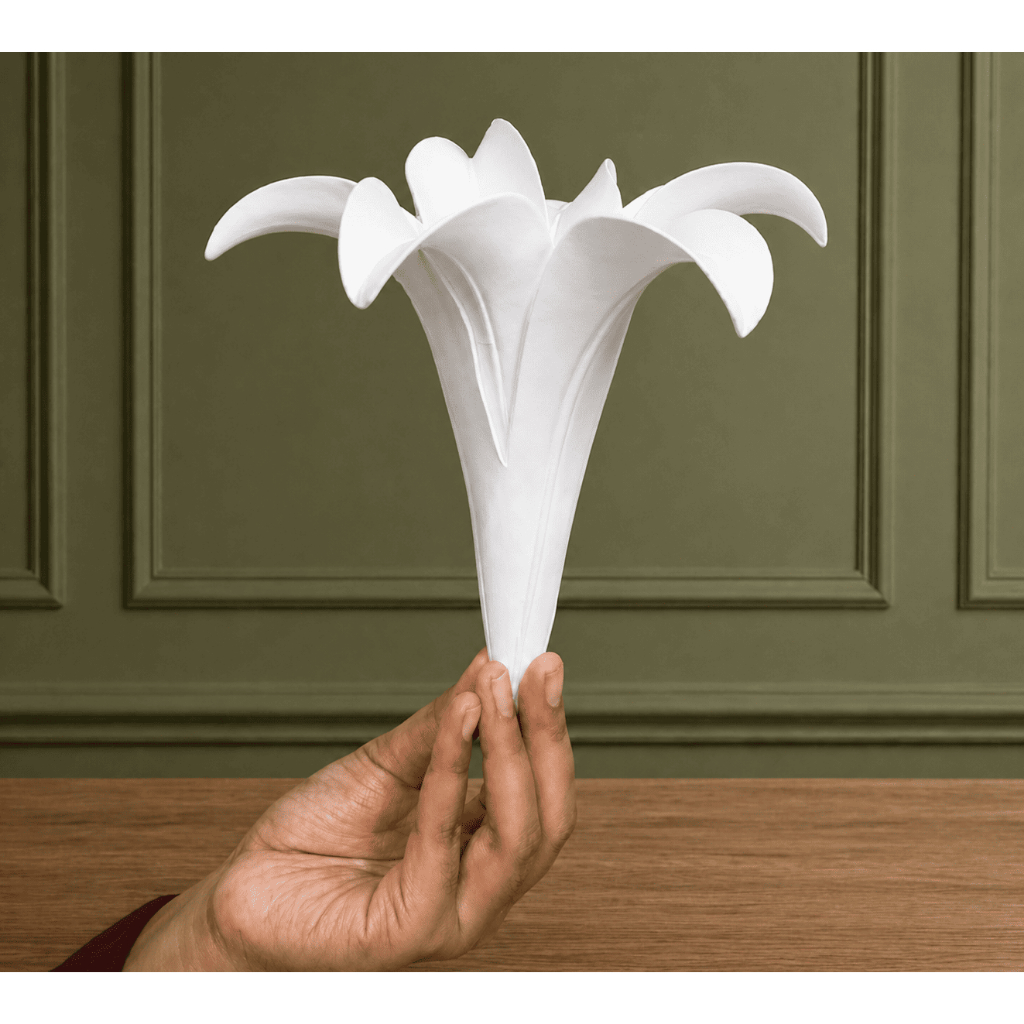 ⁠Bunga Lily Gantung EVA Latex Artificial Flower Dekorasi Wedding Pelaminan Backdrop Pernikahan Ceili