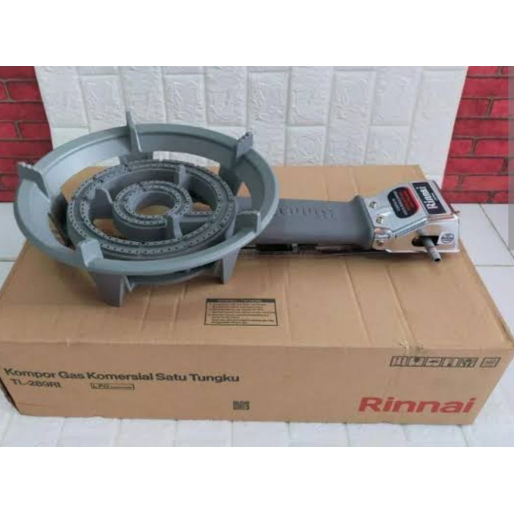 kompor gas rinnai tl-289ri besi cor mawar tl 289 ri tl289ri tl289 ri tl 289ri double ring burner