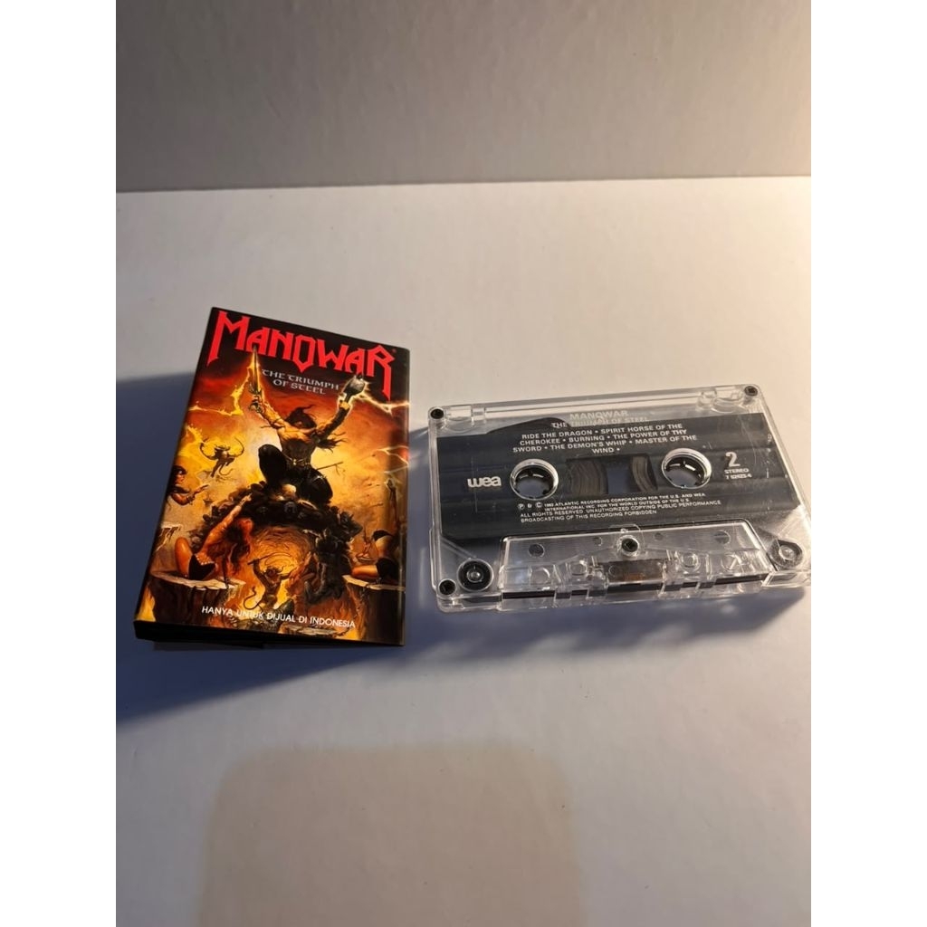 Kaset Pita Band Manowar The Triumph of Steel