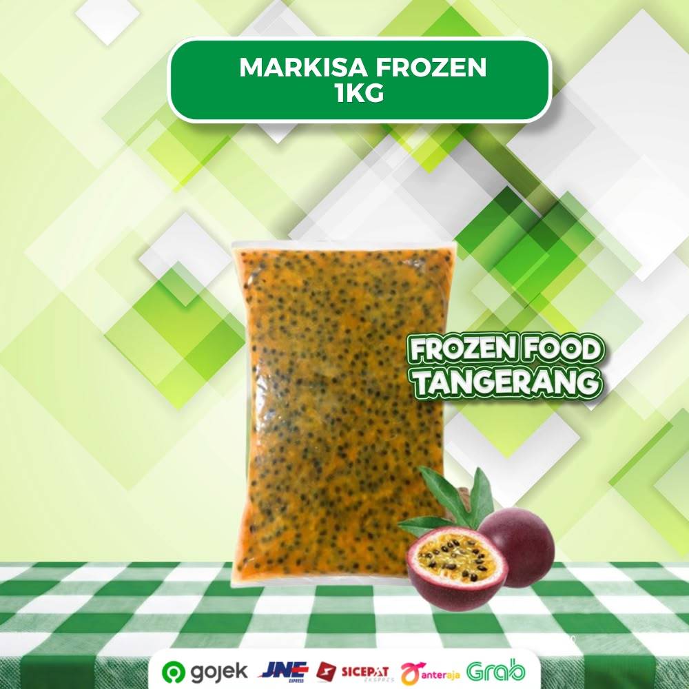 Markisa Frozen 1KG, Buah Segar Beku, Isi Biji, Untuk Frozen Food Tangerang